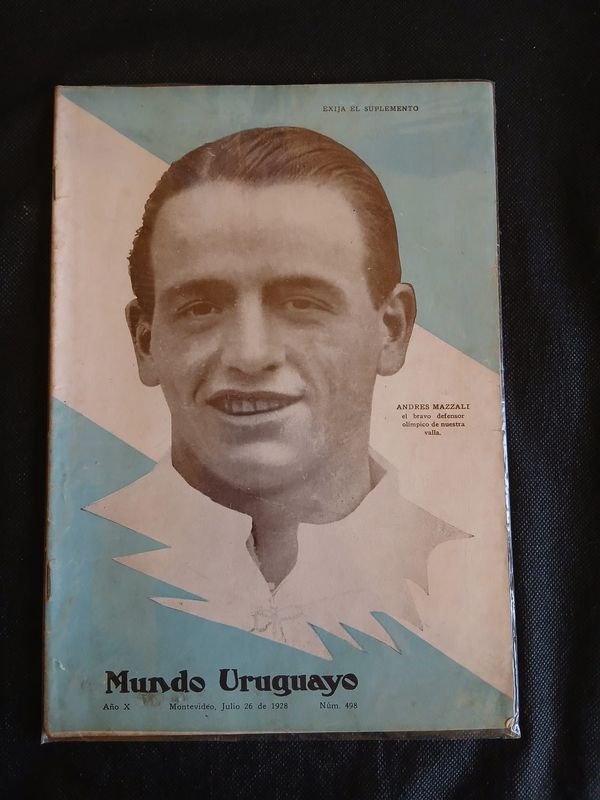 Revista Mundo Uruguayo N.º 498 (26 de julio de 1928) - Portada de Andrés Mazali