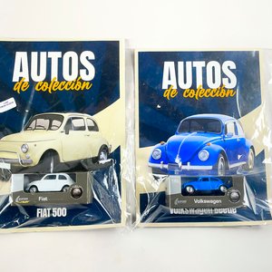 Dos Autos a Escala 1/60: Fiat 500 y Volkswagen Beetle - imagen 1