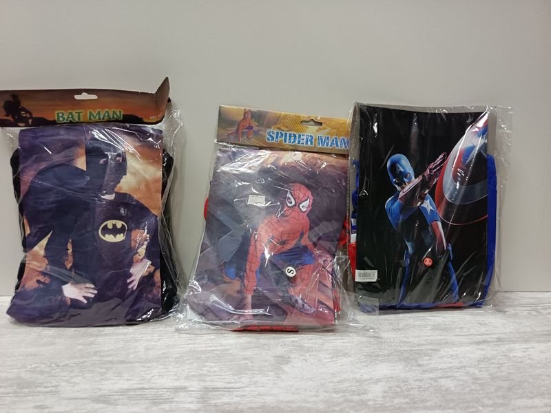 Lote anterior: Disfrazes para niños: Batman, Spider-Man y Capitán América