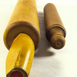 Dos Palos de Amasar de Madera (31 y 50 cm) - imagen 3