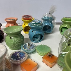 Lote de 13 Hornos Aromáticos de Cerámica con Velas Perfumadas - imagen 3
