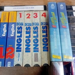 Lote de 11 Videos VHS Educativos: Inglés y Otros Temas - imagen 5