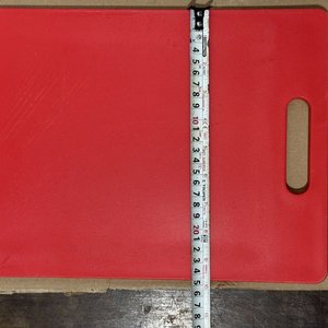 Tabla de Cocina Roja, Escurridor y Organizador de Cubiertos - imagen 6