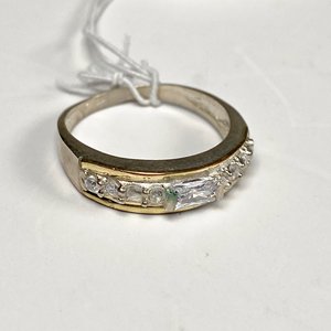 Anillo de Plata con Circones Rectangulares y Redondos - imagen 3
