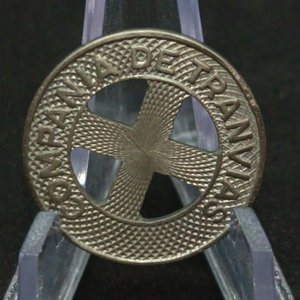 Lote siguiente: Ficha Compañía de Tranvías de Camagüey, Cuba - Pasaje 1910s-1920s