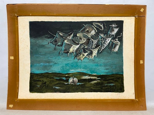 Lote siguiente: Serigrafía de Iael Bergman, sin título