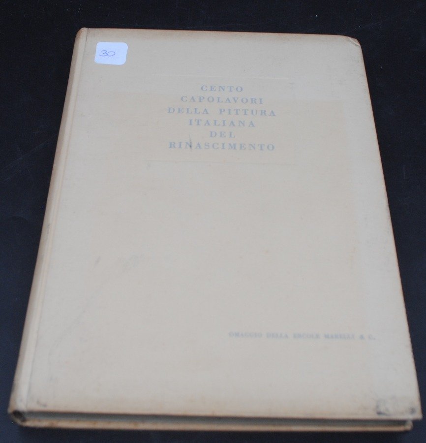 Lote siguiente: Libro sobre la pintura italiana del Renacimiento