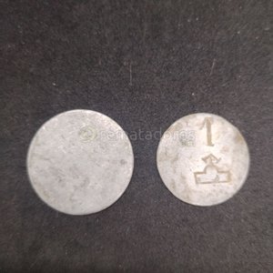 Dos Fichas Metálicas Circulares - imagen 2
