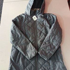 Campera Acolchada Gris Talle S Anne de Lancay - imagen 1
