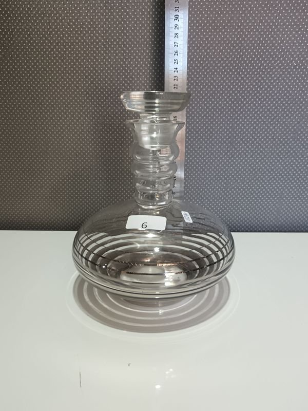 Botellón antiguo de cristal para decoración - imagen 1