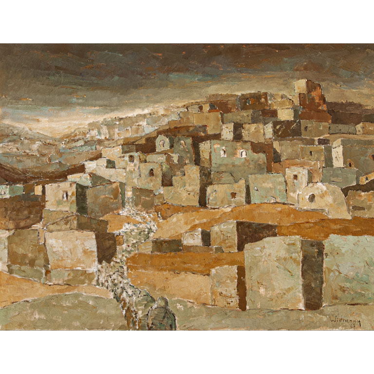 Lote siguiente: Bruno Widmann: La gran procesión. Óleo sobre tela, 74 x 100 cm.