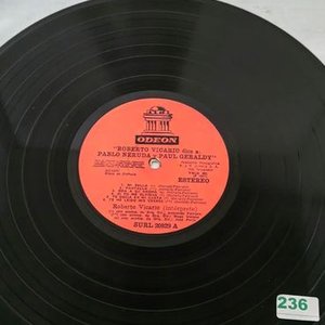 Disco de Vinilo Roberto Vicario "Dice a Pablo Neruda y Paul Geraldy" - imagen 3