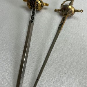 Dos Abrecartas Estilo Espada Española Antigua, Toledo - imagen 1