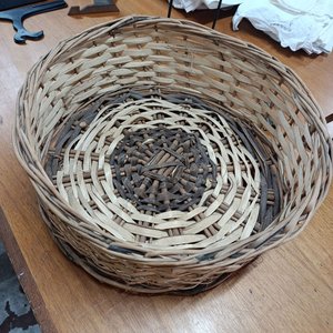 Cesto de Mimbre con 6 Soportes para Platos y Bandejas - imagen 7