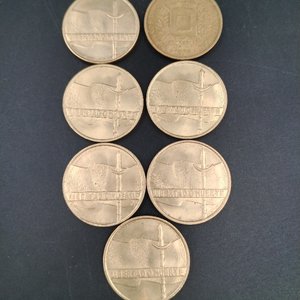 7 Monedas Uruguay de Bronce conmemorativas - imagen 1
