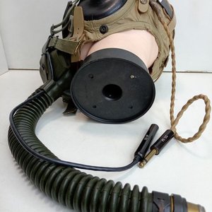 Casco de Piloto Americano WWII AN-H-15 con Auriculares ANB-H-1, Antiparras Polaroid y Mascarilla A-14 - imagen 9