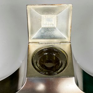 Juego de escritorio metal Wmf art deco, tintero, secante ,despojador y abrecartas - imagen 10