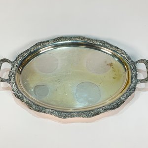 Juego de Servir Metálico EPNS: Bandeja, Tetera, Cafetera, Lechera y Azucarero - imagen 4