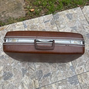 Valija Samsonite Marrón Vintage - imagen 2