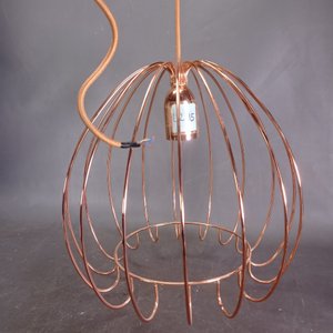 Colgante de Techo Diseño Jaula Cobreado - imagen 5