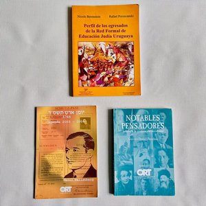 Lote de 3 Libros: Pensadores Judíos, Educación Judía Uruguaya y Agenda Raoul Wallenberg - imagen 2
