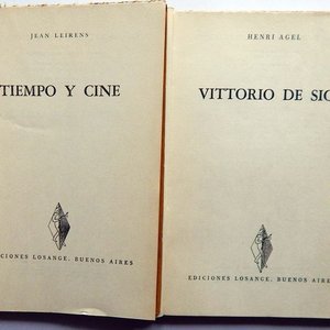 Dos Libros: Tiempo y Cine por Jean Leirens y Vittorio De Sica por Henri Agel - imagen 2