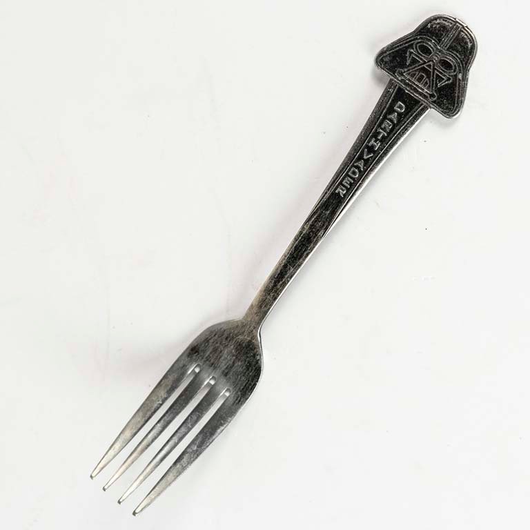 Tenedor de mango con rostro de Darth Vader