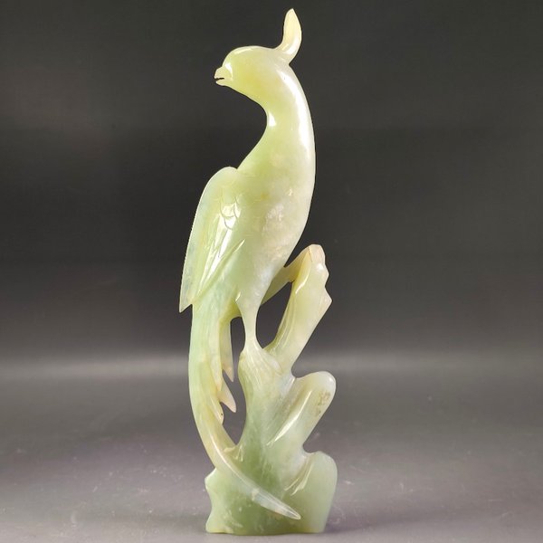 Figura de Ave en Jade, 27cm de Alto - imagen 1