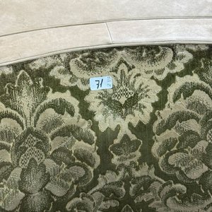 Sillón Esquinero de 4 Cuerpos Tapizado Damasco Verde y Beige - imagen 7