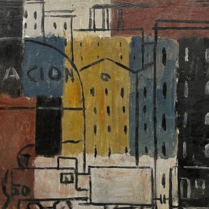 Lote siguiente: Pedro Gava "Estación" Óleo sobre Cartón - 1950