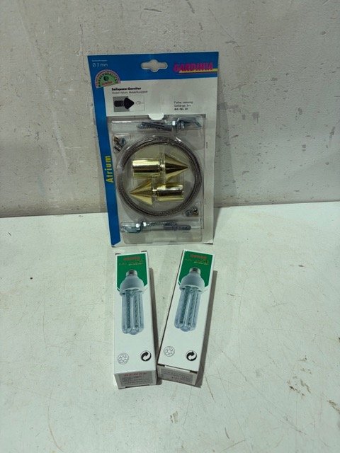 Tensor para Cortinas y 2 Focos LED Cardina