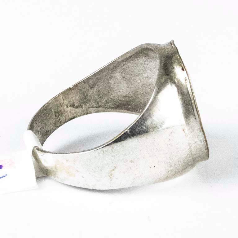 Anillo de plata y oro - Peso: 5gr - Medidas: 19mm - imagen 2
