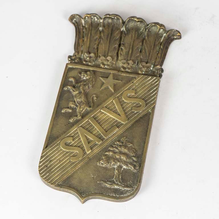 Placa de bronce SALUS - Medidas: 21X10cm - imagen 2