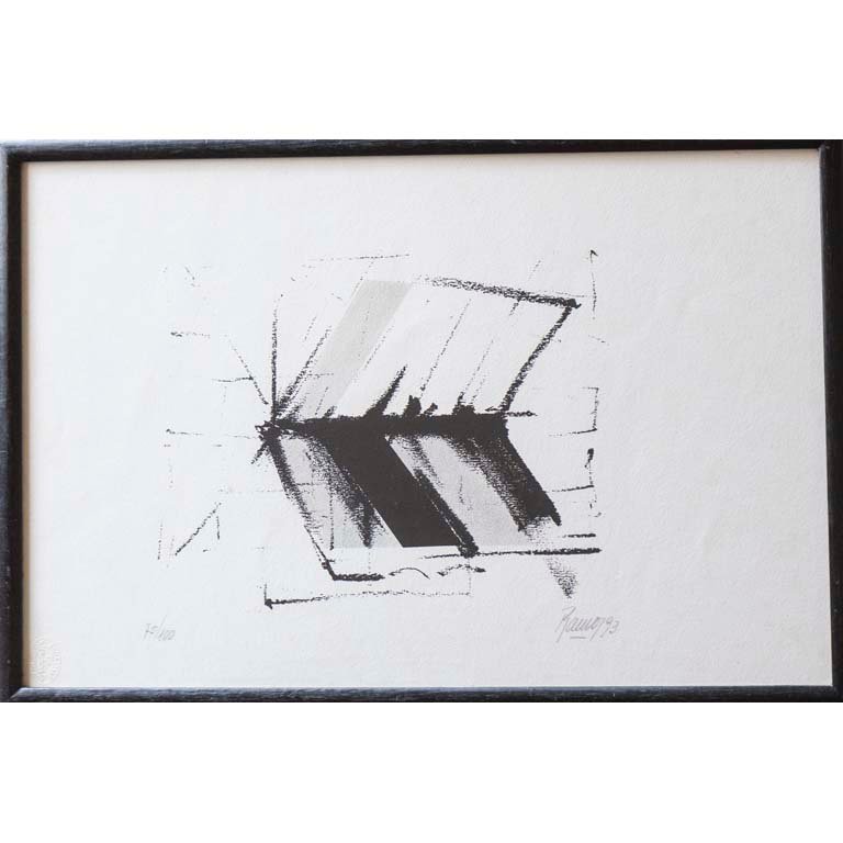 Grabado Abstracto de Nelson Ramos, Edición 75/100