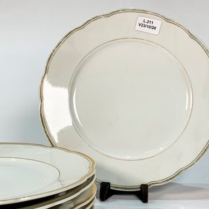 Seis Platos de Porcelana Checoslovaca "Alt Schönwald" para Postre - imagen 2