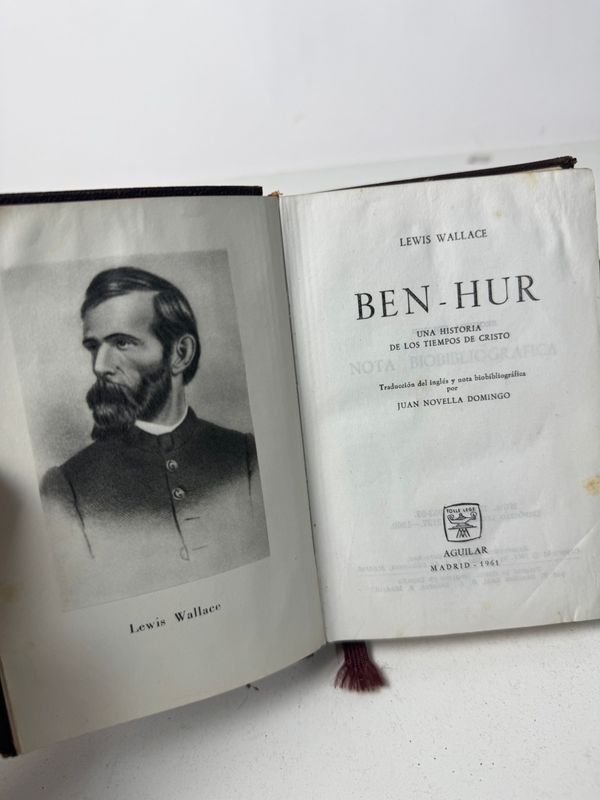 Libro clásico de Lewis Wallace: BEN-HUR UNA HISTORIA DE LOS TIEMPOS DE CRISTO - imagen 4