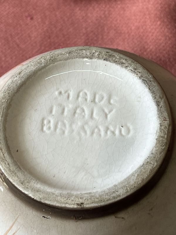 Florero Italiano en Porcelana con Detalle en el Ribete - imagen 7