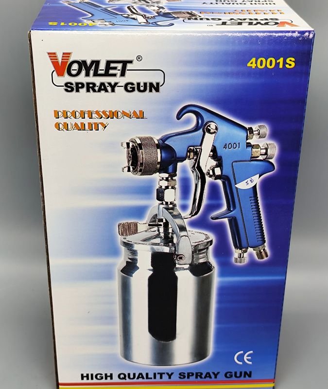 Pistola para Pintar Voylet 4001S de Alta Presión con Tacho Metálico