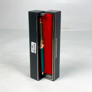 Lapicera Papermate Verde y Dorada en Estuche Original - imagen 2