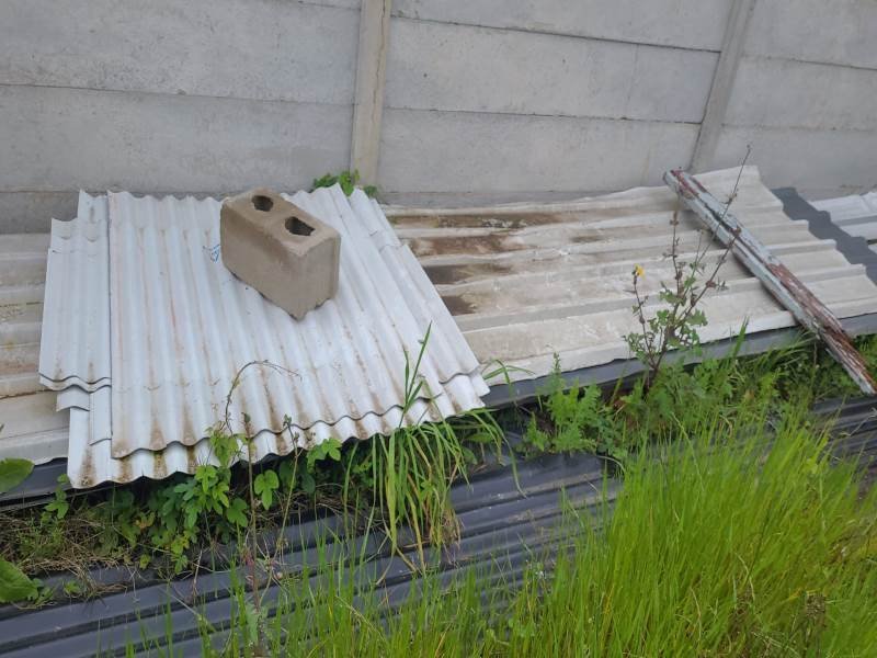 Lote de Chapas Metálicas Onduladas Varias