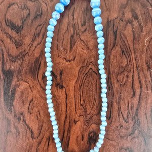 Collar de Cristal Murano Celeste con Cierre Metálico - imagen 2