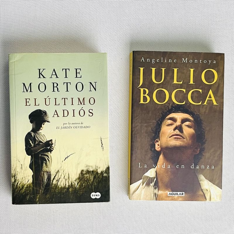 Libros de biografía y novela en español