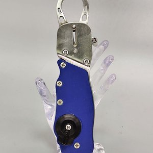 Pinza Sujetapeces Plegable de Acero Inoxidable 304, Azul - imagen 1