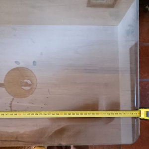 Mesa de Álamo con Vidrio y Cajones + 6 Sillas de Teka - imagen 5