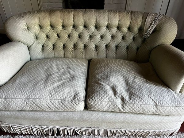 Sillón doble cuerpo a vista en cuero - imagen 1