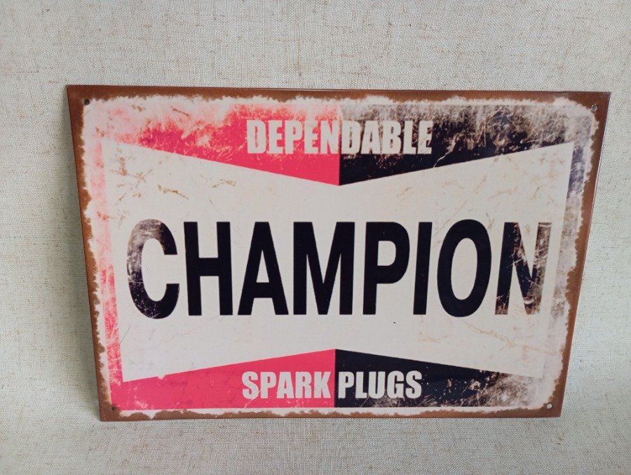 Chapa Decorativa CHAMPION - Accesorios para Vehículos - imagen 3
