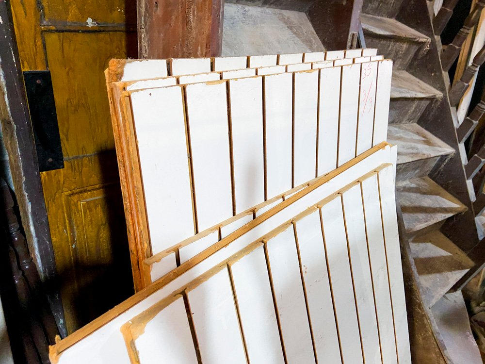 Tableros de MDF ranurados blancos - imagen 2