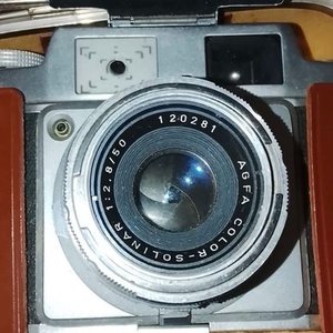 Cámara Fotográfica Agfa Ambi Silette Alemana con Estuche de Cuero - imagen 4