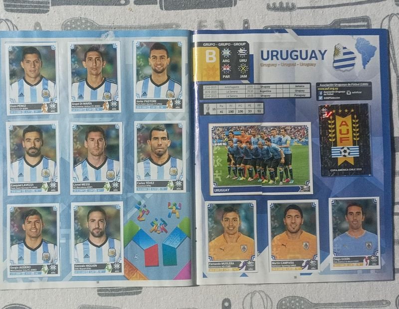 Álbum de figuritas completa Copa América Chile 2015 - imagen 2