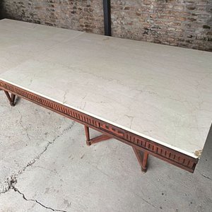 Mesa Estilo Inglés con Tapa de Mármol - imagen 8